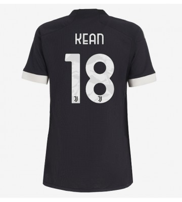 Juventus Moise Kean #18 Tercera Equipación Mujer 2023-24 Manga Corta